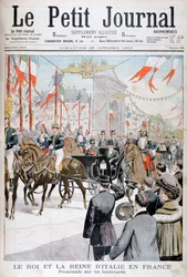 Król i królowa Włoch we Francji, 1903
