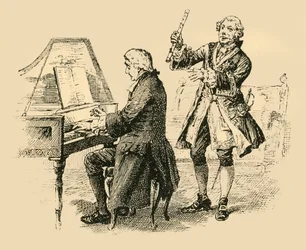 Król wielokrotnie wykrzykiwał: Tylko jeden Bach! Tylko jeden Bach! , 1907.