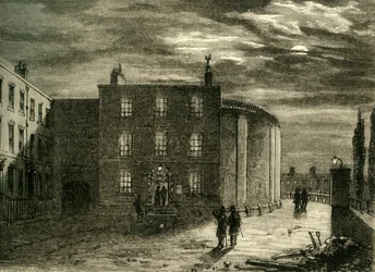Ławka Królów, Southwark, 1830, c1878.
