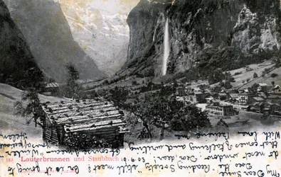 Dolina Lauterbrunnen, Oberland Berneński, Szwajcaria, 1903