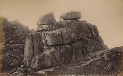 Skała Logana, Kornwalia, 1929.
