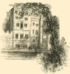 Lollards Tower, Pałac Lambeth, ok. 1878 r.