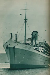 Majestat wielkiego liniowca – Orion na kotwicy, 1937