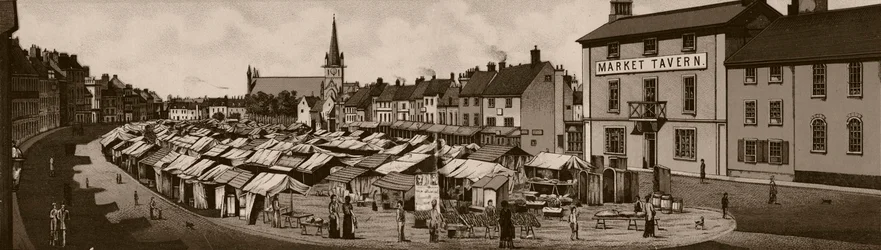 Rynek, ok. 1880 r.
