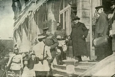 Spotkanie brytyjskich i francuskich ministrów wojny, 1915, 1919.
