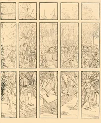Spotkanie królów w Złotej Dolinie, 1883.