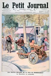 Modernizacja handlarzy ulicznych: wóz szlifierski, 1911