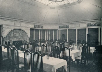 Pokój Morrisa w kawiarni Clarion, Manchester, c1911