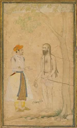Książę Mogołów Parvez i Święty Człowiek, ca. 1610.