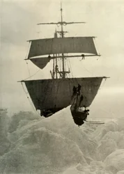 Nimrod trzymany w lodzie, 1908, 1909