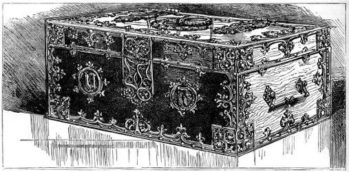 Pudełko przysięgi, Izba Gmin, Westminster, Londyn, XIX w.