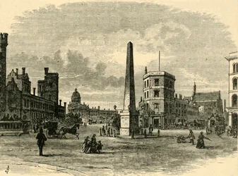 Obelisk w Cyrku św. Jerzego, ok. 1878 r.
