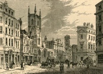 Stary Bank, Patrząc z Dworu, 1897.