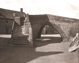 Stary most w Croyland, Lincolnshire, 1894.