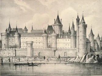 Stary Luwr w 1670, 1915