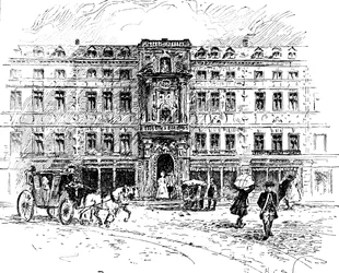 Sala Old Mercers, Londyn, 1909