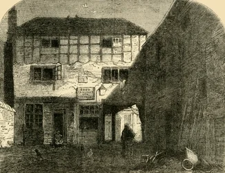 Stary czerwony lew z frontu, ok. 1872 r.