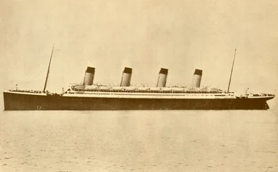 Linia olimpijska White Star na morzu, c1930.