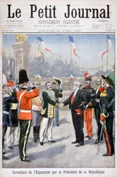 Otwarcie Wystawy Powszechnej przez Prezydenta Republiki, Paryż, 1900