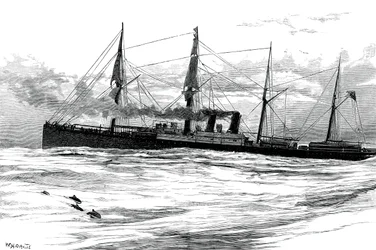 Parowiec Orient Steam Navigation Companys Orient, ok. 1880 r