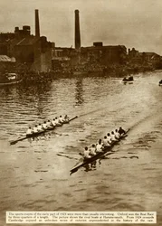 The Oxford and Cambridge Boat Race, Londyn, 1923, 1935.