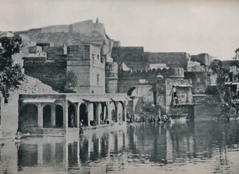 Zbiornik Padma Sagar w Jodhpur, 1936.