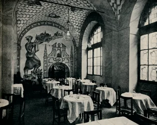 Restauracja Penna DOca, główna jadalnia, ok. 1928 r.