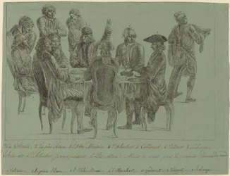 Posiłek Filozofów, po 1772 r.