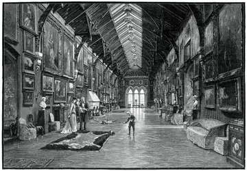 Galeria Obrazów, zamek Kilkenny, ok. XIX w.