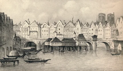 Pont Notre-Dame w 1560, 1915.
