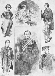 Książę Walii we wczesnych dniach, 1901.