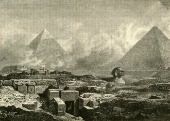 Piramidy i Sfinks, 1890.