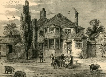 Głowa królowej i karczoch., c1876.