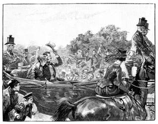The Queens Recepcja w Hyde Parku, Londyn, ok. 1840, 1900