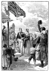 Wizyta królowych we Francji, XIX w., 1900