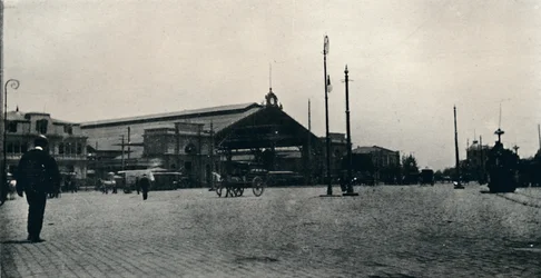 Dworzec kolejowy, Santiago, 1911