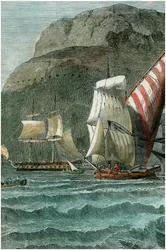 Skała Gibraltarska, ok. 1880 r.