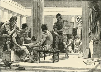 Rzymianie w Koryncie, 1890.