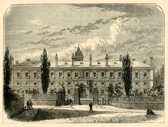 Królewska Szkoła Marynarki Wojennej, New Cross, c1878.