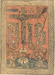 Monogram święty, c. 1500.