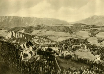 Schneeberg i pasmo górskie Rax, Semmering, Dolna Austria, ok. 1935.