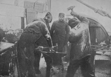 Kuźnia na pokładzie Framu, 1897