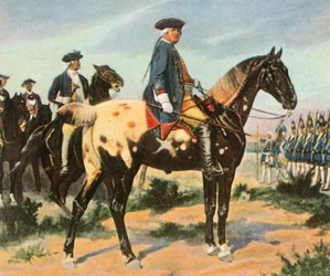 Król-żołnierz Fryderyk Wilhelm I, król Prus, 1936.