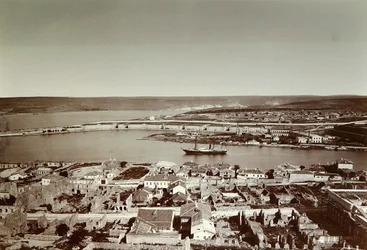 South Bay i Cape Paul, Sewastopol, Krym, lata 50. XIX wieku
