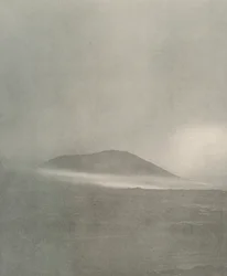 Początek zamieci... Nadchodzi dryf Góra Erebus, c1908, 1909