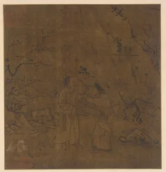 Łzawe rozstanie Su Wu i Li Ling, dynastia Ming, 1368-1644.