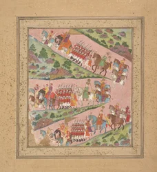 Trzy drogi, ca. 1840.
