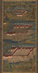 Trzy Święte Sanktuaria w Kumano: Kumano Mandala, c. 1300.