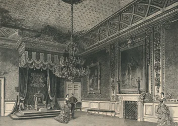 Sala tronowa, 1886 r.