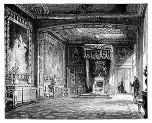 Sala tronowa, zamek Windsor, ok. 1888 r.